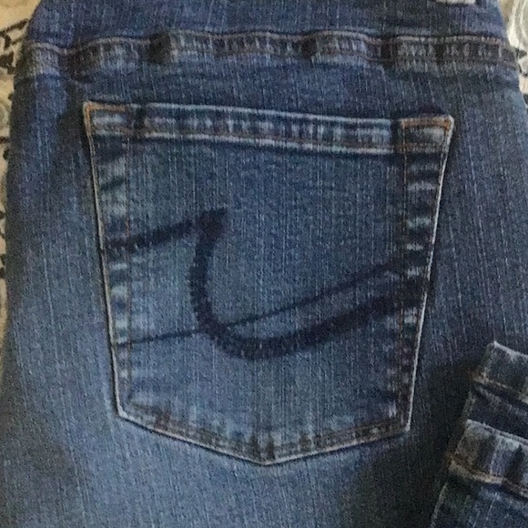 🐊🐊🐊Izod Denim Petite Strech Jeans 8P - Picture 3 of 6